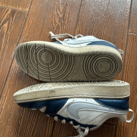 Nike Court Borough 2 Low Grey Fog Mystic Navy BQ5448-121 Size 6.5 Youth - Picture 5 of 6